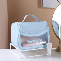 Kristaller Косметичка женская Washbag zippered envelope, голубой фото 8