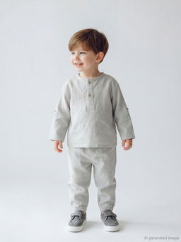 Erkek Bebek Ti??rt ve Pantolon Tak?m?