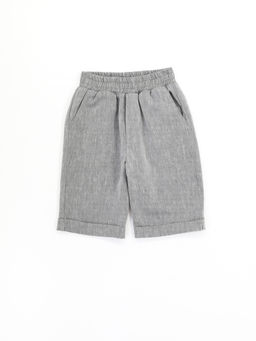 Рубашка в полоску Лен, черная - Inzibe фото 25