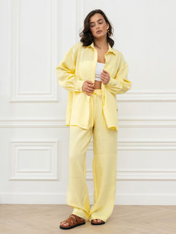 Брюки женские Лён Бежевый - Modamica фото 17