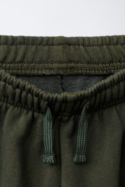 PANTAL?N FELPA JOGGER GARMENT DYE / Verde - Zara фото 4