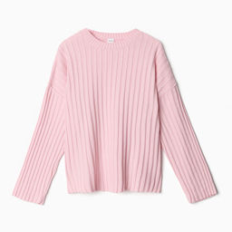 Джемпер женский вязаный MINAKU: Knitwear collection, розовый, размер 42-44
