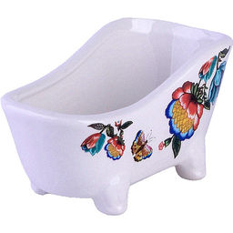 30800 Подставка для губки 170мл 12х6х6,2см Летний букет доломит LR (х72) - Mayer&boch фото 2