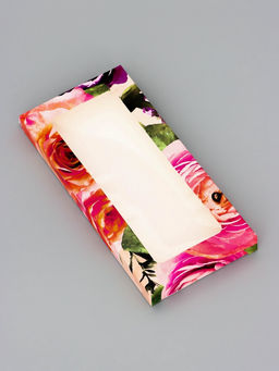 Цена за 5 шт. Подарочная коробка под плитку шоколада, с окном, «Цветочки», 17.1×8×1.4 см