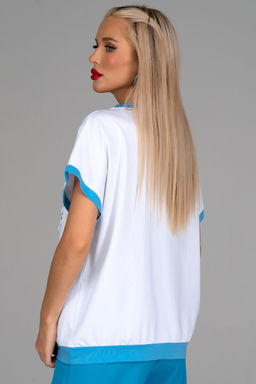 Футболка Лорея (голубой) - Эльза фото 6