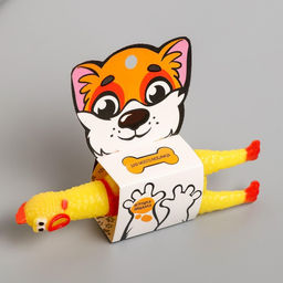 Игрушка пищалка Курица, 16 см, в лапах - Пушистое счастье фото 7