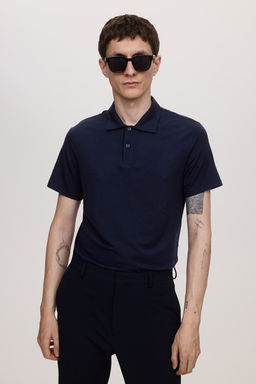 Polo de lyocell Slim Fit