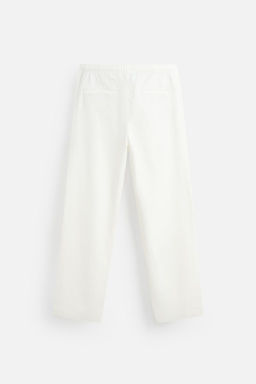 REGULAR FIT JOGGER WAIST TROUSERS - Zara фото 8