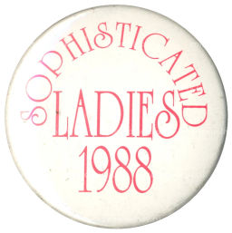 Значок Утонченная леди -1988