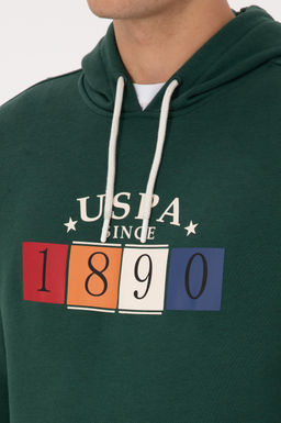 Erkek Koyu Ye_il Sweatshirt