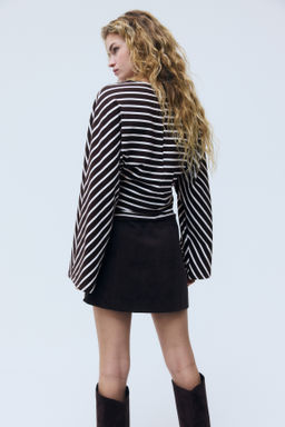 Top de punto con mangas murci?lago - H&m фото 5