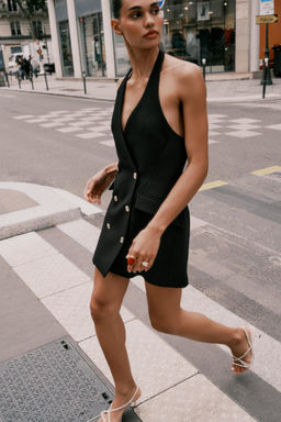 HALTER MINI BLAZER DRESS - Zara фото 8