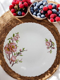 Тарелка десертная "Ветка Сакуры" 19 см арт.MFK21049 /МФК/