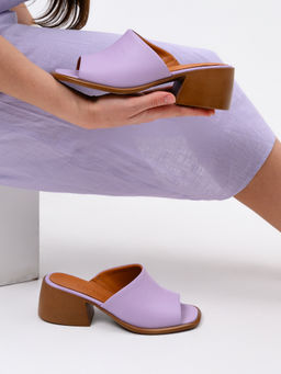 Сабо 4012.23663br.Лиловый+коричневый