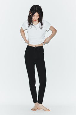TRF HIGH-WAIST SKINNY JEANS - Zara фото 28