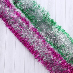 Цена за 10 шт. Мишура Алмаз d-8,5 см 200 см, микс