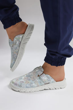 03 | Duki |Женские медицинские сабо натуральная кожа (цветок) - Milka shoes&more фото 11