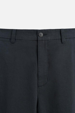 REGULAR FIT TEXTURED TROUSERS - Zara фото 8