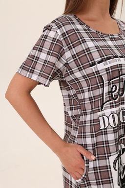 Туника женская Уют эдем на коричневом - Амадэль фото 5