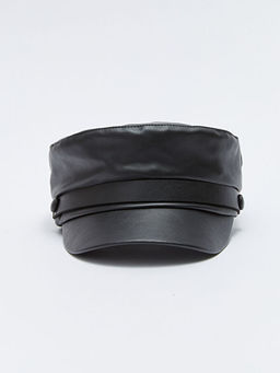 Deri G?r?n?ml? K?z ?ocuk Denizci ?apka