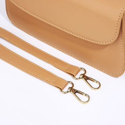 Сумка-мессенджер на магните, цвет бежевый - Simaland фото 8