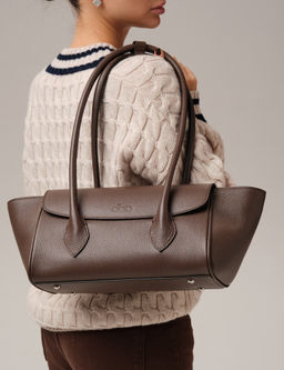 Кожаная сумка Viki DBR 31341 темно-коричневый