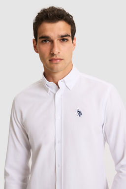 Erkek Beyaz Uzun Kollu Basic G_mlek - U.s. polo assn фото 9