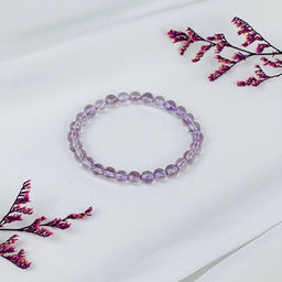 Браслет из лавандового Аметиста - Радуга самоцветов фото 2