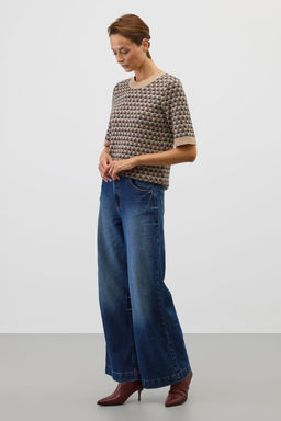 ЕВ 30243/ш/бежевый джемпер жен