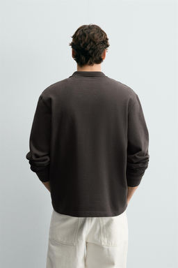 WASHED TEXTURED POLO SHIRT - Zara фото 3