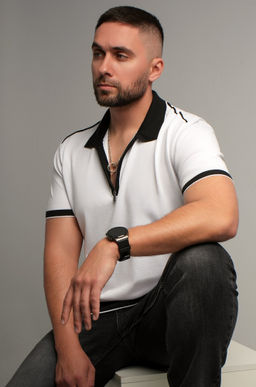 Мужская футболка-поло из вязаного трикотажа Happyfox - Happy fox фото 3