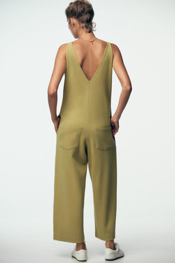 WASHED INTERLOCK JUMPSUIT - Zara фото 5