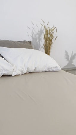 Простыня на резинке Мастерская снов Поплин 19990 топленое молоко/200х200 25 - Шуйские ситцы фото 3