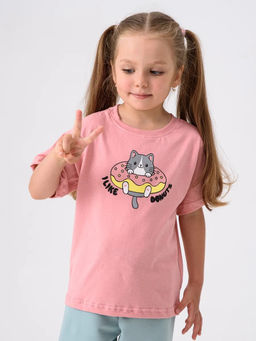 Набор-3:футболка для девочки 3 шт - Оптима фото 5