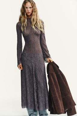 SOFT-TOUCH LACE DRESS - Zara фото 2