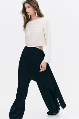 Pantal?n de vestir con falda superpuesta - H&m фото 4