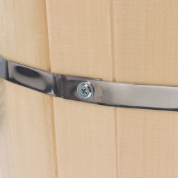 Запарник - ведро для бани и сауны, 18 л, липа, пластиковая вставка, с крышкой, «Добропаровъ»