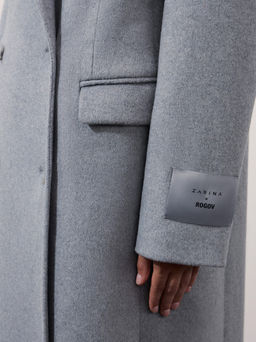 Пальто с шерстью / Zarina Х ROGOV  фото 6