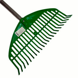 Грабли веерные пластмассовые MAWIPRO 22 зуба с алюминиевым черенком MW-4277