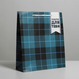 Пакет ламинированный Real man, ML 21 х 25 х 8 см