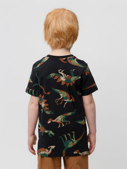 КР 301858/черный,динозавры фуфайка для мал