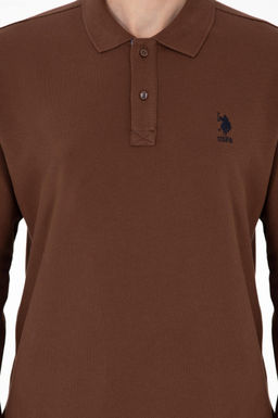 Мужской коричневый базовый свитшот Неожиданная скидка в корзине - U.s. polo assn фото 6