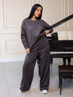 Костюм женский под замшу мод.2082 - Барболета фото 51