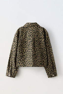 ANIMAL PRINT OVERSHIRT - Zara фото 3