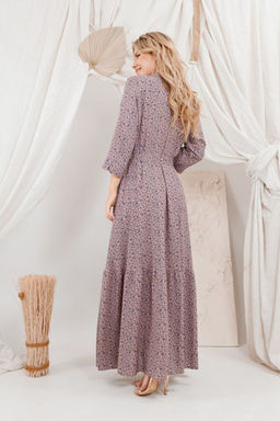 Платье AMORI 9744 цветы  фото 3