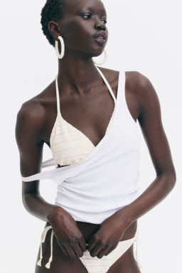 Top de bikini triangular con relleno - H&m фото 4