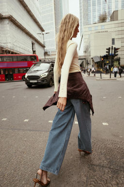 BASIC PLAIN KNIT SWEATER - Zara фото 5