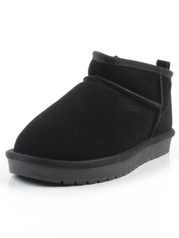 PF8300-1 BLACK Угги женские (натуральная замша, 100% шерсть)