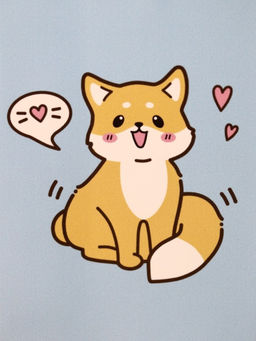 Обложка для паспорта Аниме Fox, плотность 560 мкм