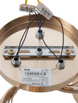 Люстра 20133/3, 3хE27, 60 Вт, золото